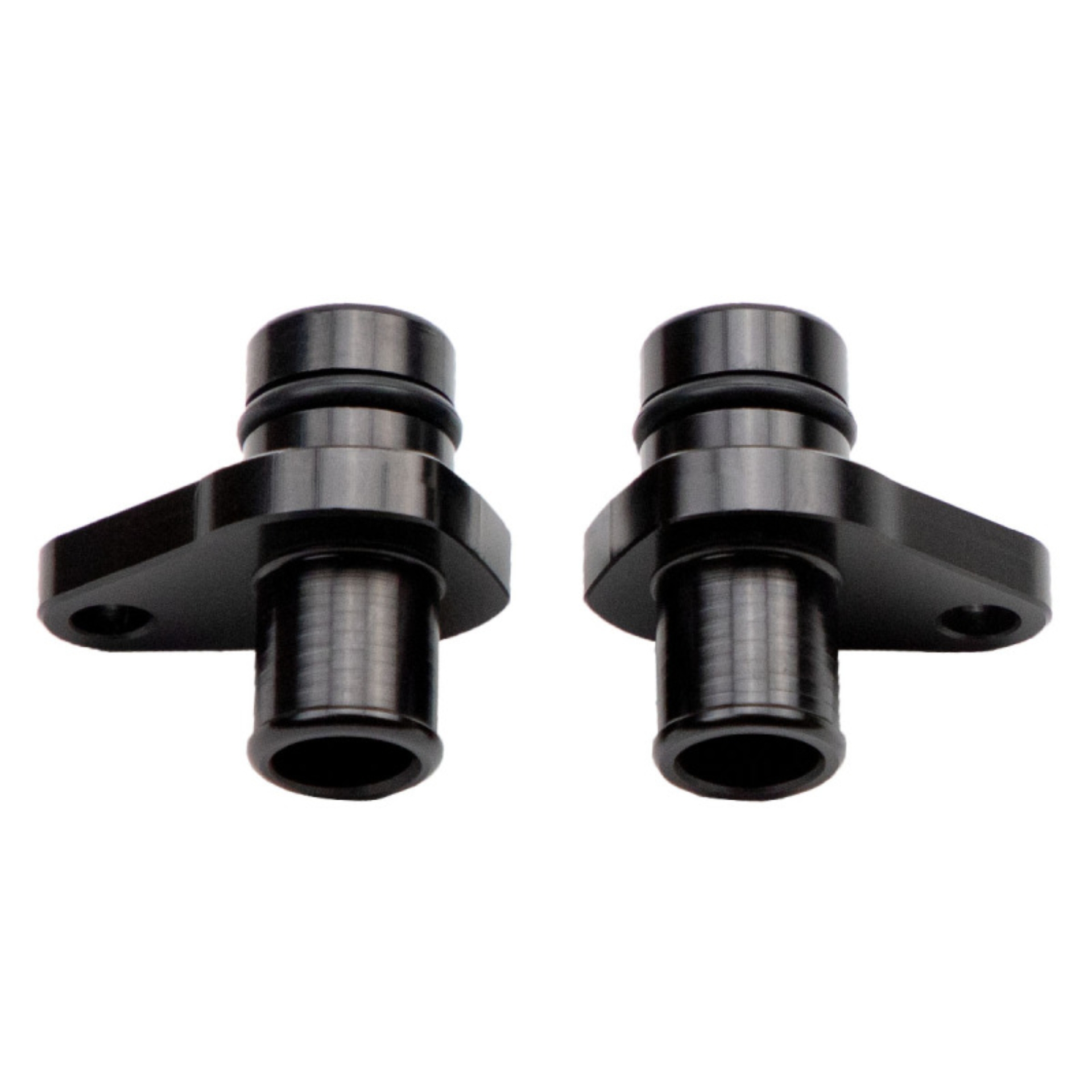 Picture of Wehrli 04.5-2010 Duramax LLY/LBZ/LMM Crankcase Vent (PCV) Fitting Kit - Billet Black Anodized
