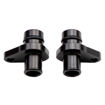 Picture of Wehrli 04.5-2010 Duramax LLY/LBZ/LMM Crankcase Vent (PCV) Fitting Kit - Billet Black Anodized