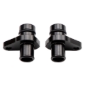 Picture of Wehrli 04.5-2010 Duramax LLY/LBZ/LMM Crankcase Vent (PCV) Fitting Kit - Billet Black Anodized
