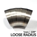 Picture of Ticon Industries 3in Welded Pie Cuts 1.6D Loose Radius 45 Deg Bend 1mm/.039in- 5pk