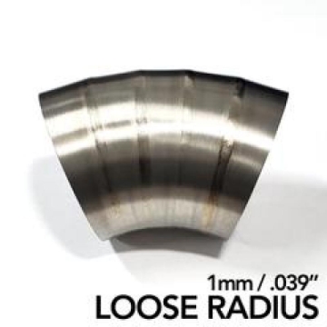 Picture of Ticon Industries 3in Welded Pie Cuts 1.6D Loose Radius 45 Deg Bend 1mm/.039in- 5pk