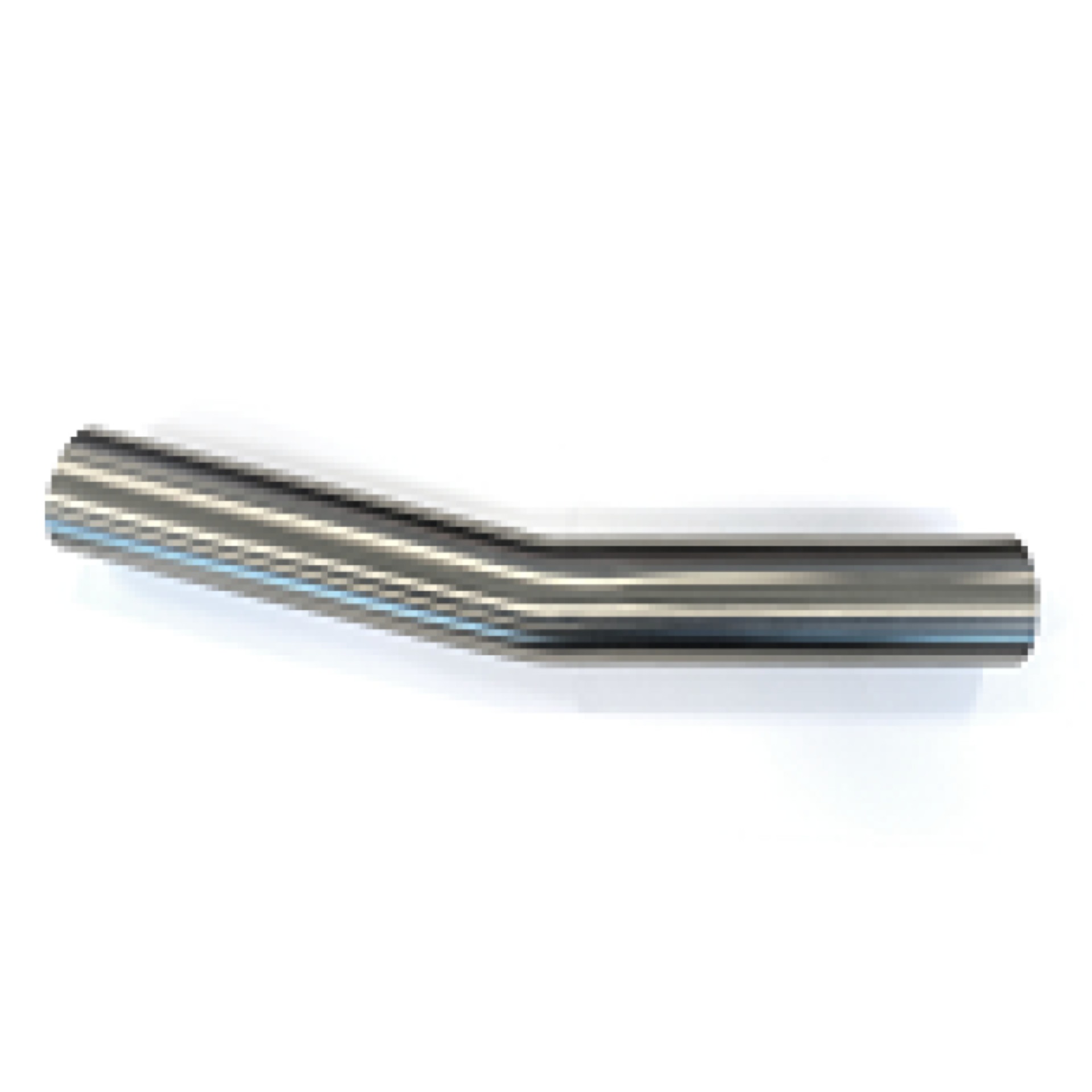 Picture of Stainless Bros 3in Diameter 1.5D / 4.5in CLR 15 Degree Bend 6.5in Legs Mandrel Bend