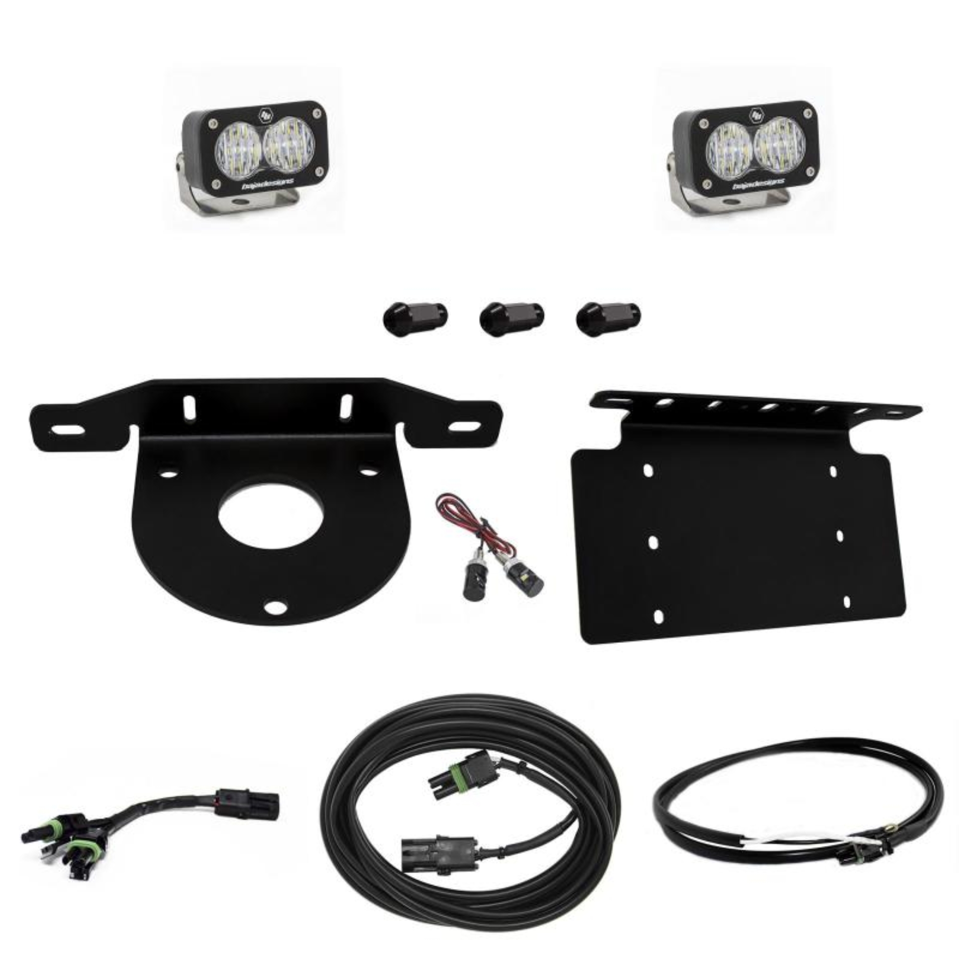 Picture of Baja Designs 2021+ Ford Bronco Dual S1 Sport W/C Reverse Kit w/Lic Plate w/Upfitter