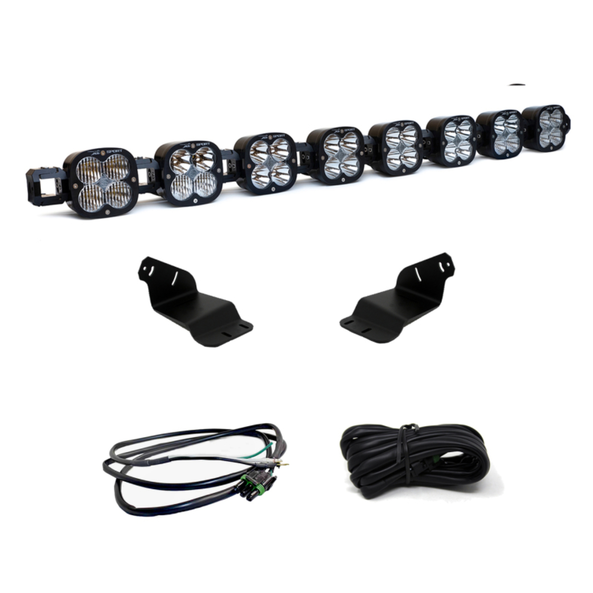 Picture of Baja Designs 2021+ Ford Bronco Roof Light Bar Kit 8 XL Linkable w/Upfitter