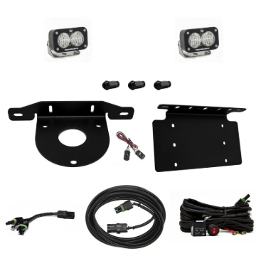 Picture of Baja Designs 2021+ Ford Bronco Dual S2 Sport W/C Reverse Kit w/Lic Plate