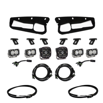 Picture of Baja Designs 2021+ Ford Bronco Clear SAE Fog Pocket Kit w/Upfitter