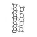 Picture of Cometic Nissan CA16DE/CA18DE/CA18DET Intake Manifold Gasket Set