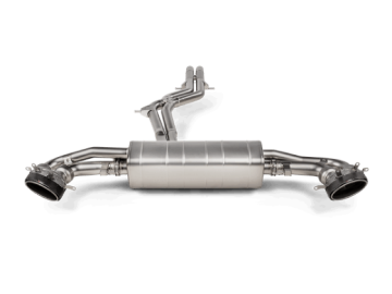 Picture of Akrapovic 2020+ Audi RS Q8 (M4) Evolution Line Cat Back (Titanium) w/Carbon Fiber/Titanium Tips