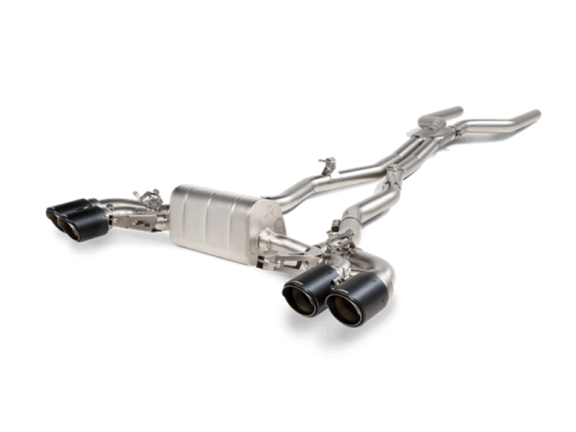 Picture of Akrapovic 2021 BMW M8/M8 Competition (F91/F92) Evolution Line Cat Back (Titanium) w/Carbon Tips