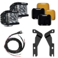 Picture of Rigid Industries 16-20 Toyota Tacoma A-Pillar Light Kit w/D-SS Flood