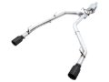 Picture of AWE Tuning 09-18 RAM 1500 5.7L (w/o Cutout) 0FG Dual Rear Exit Cat-Back Exhaust - Diamond Black Tips