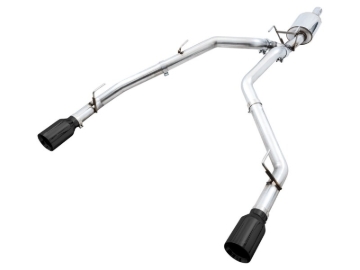 Picture of AWE Tuning 09-18 RAM 1500 5.7L (w/o Cutout) 0FG Dual Rear Exit Cat-Back Exhaust - Diamond Black Tips