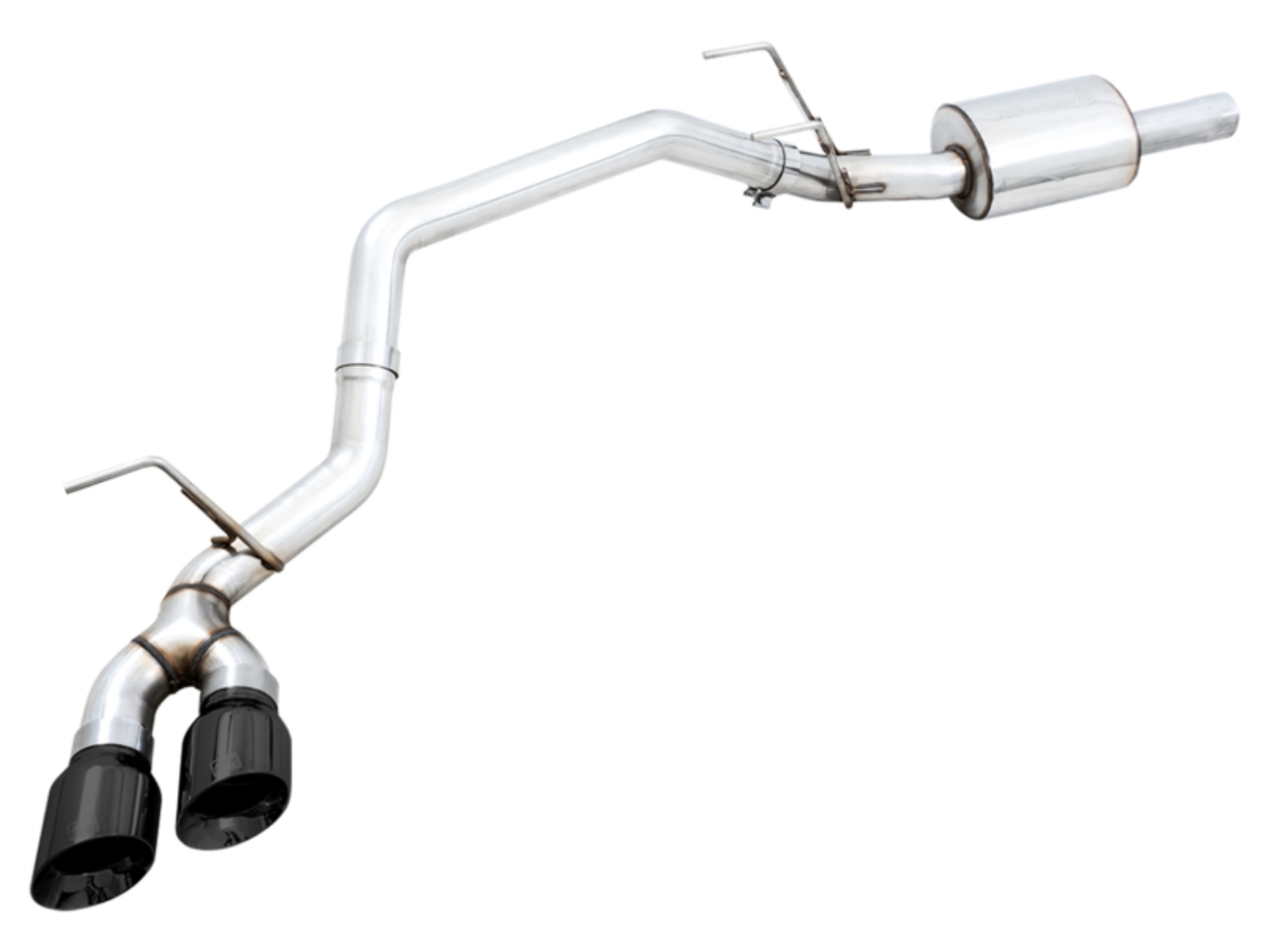 Picture of AWE Tuning 09-18 RAM 1500 5.7L (w/o Cutout) 0FG Single Side Exit Cat-Back Exhaust - Diamond Blk Tips