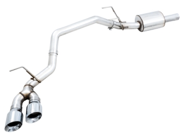 Picture of AWE Tuning 09-18 RAM 1500 5.7L (w/o Cutouts) 0FG Single Side Exit Cat-Back Exhaust - Chrome Tips
