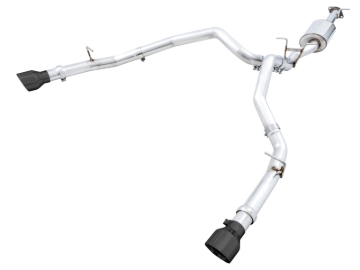 Picture of AWE Tuning 19-21 RAM 1500 5.7L (w/Cutouts) 0FG Dual Rear Exit Cat-Back Exhaust - Diamond Black Tips