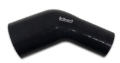 Picture of Vibrant 3.50in ID x 3.25in ID Gloss Black Silicone 45 Degree Transition Elbow
