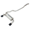 Picture of Invidia 15-18 Ford Focus RS Q300 w/Valve Rolled Black Tip Cat-Back Exhaust