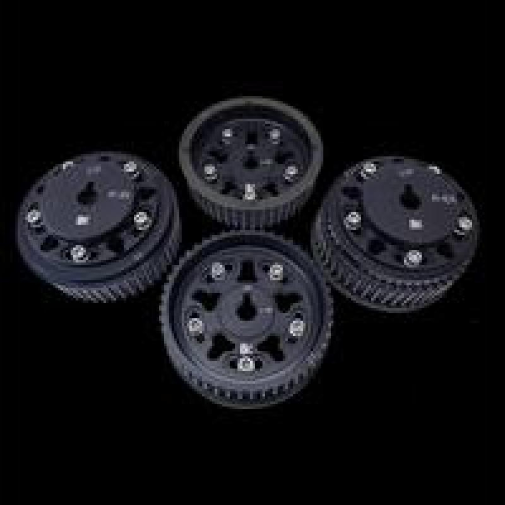 Picture of Brian Crower Adjustable Cam Gears Black for Subaru EJ205/EJ257 (Set of 4)