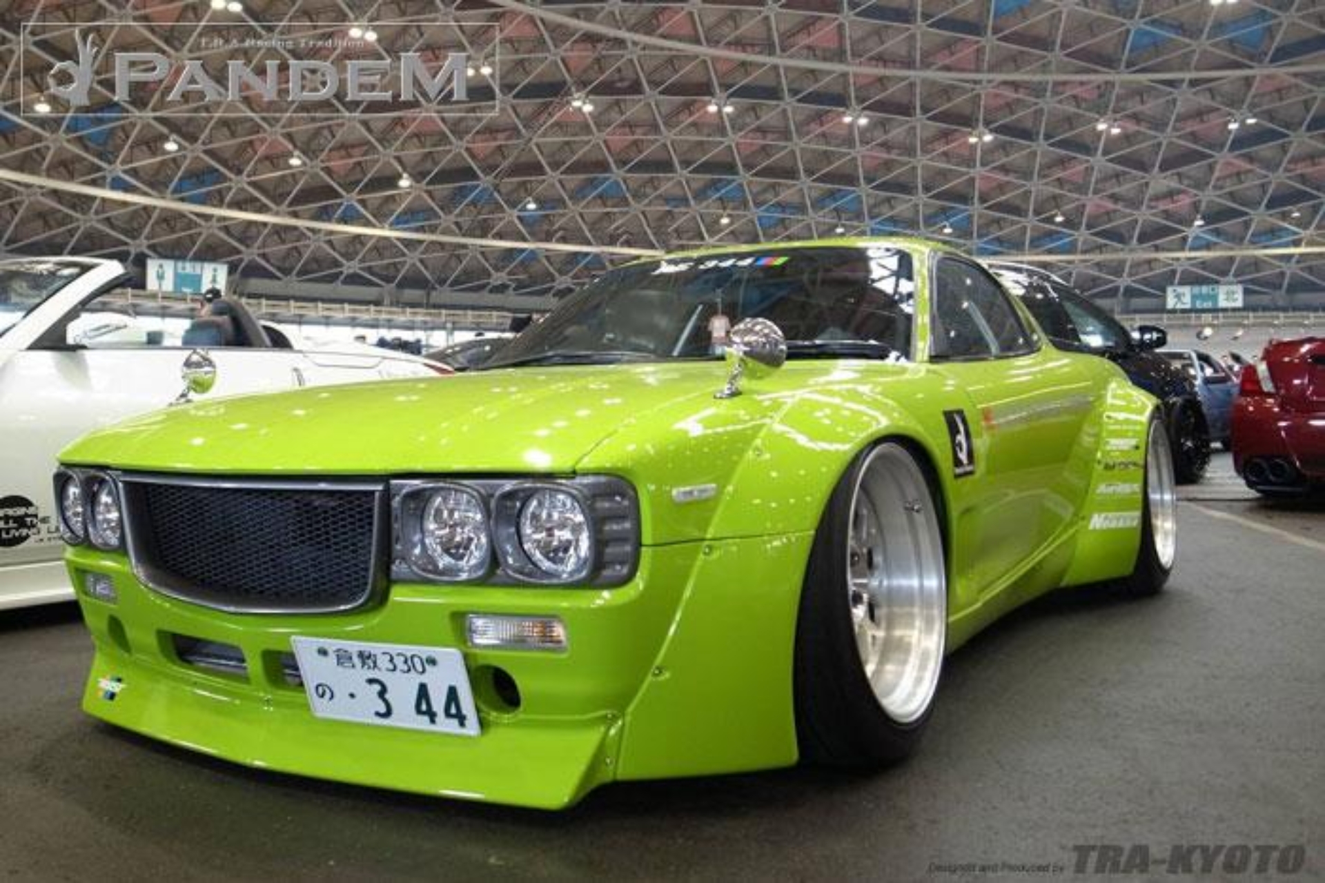 Picture of GReddy Mazda RX-7 Pandem Wide Body Boss Rear Diffuser
