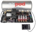 Picture of Ridetech RidePro E5 Air Ride Suspension Control System 3 Gal Single Compressor AirPod 1/4in Valves