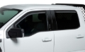 Picture of Putco 20-21 Jeep Gladiator - (Set of 2) Element Matte Black Window Visors (Front Only)