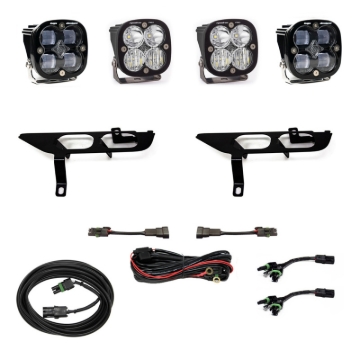 Picture of Baja Designs 2021+ Ford F150 Fog Pocket Kit SAE Clear Squadron Pro DC