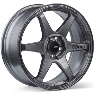 Picture of Enkei T6R 17x8 45mm Offset 5x100 Bolt Pattern 72.6 Bore Gloss Gunmetal Wheel