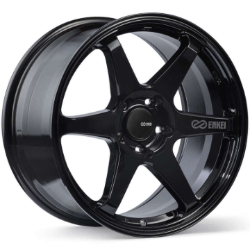 Picture of Enkei T6R 17x9 40mm Offset 5x114.3 Bolt Pattern 72.6 Bore Gloss Black Wheel
