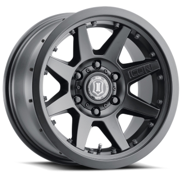 Picture of ICON Rebound Pro 17x8.5 5x5 -6mm Offset 4.5in BS 71.5mm Bore Satin Black Wheel