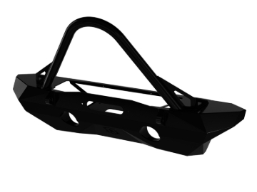 Picture of ICON 07-18 Jeep Wrangler JK Pro Series Mid Width Front Recessed Winch Bumper w/Stinger/Tabs
