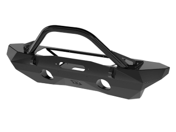 Picture of ICON 07-18 Jeep Wrangler JK Pro Series Mid Width Front Recessed Winch Bumper w/Bar/Tabs