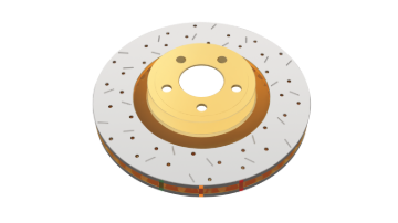 Picture of DBA 4000 Slot&Drill Rotors Front Brake Rotors - DBA42744XS