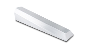 Picture of Vibrant I/C End Tank 4.5in Wide 22in Long 3in Tall Use w/ Vertical I/C Core 12853 - 5052 Aluminum