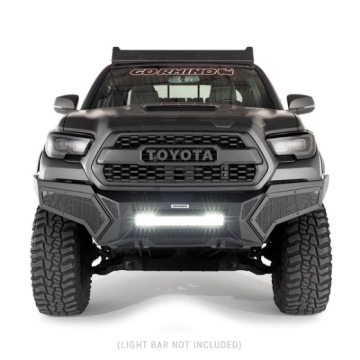 Picture of Go Rhino 16-21 Tacoma Element Front Bumper w/ Power Actuated Hide-away Light Bar Mount Tex Black