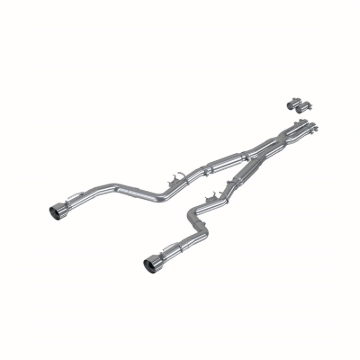 Picture of MBRP 17-21 Charger 5.7L 3in Dual Rear Exit Aluminized Catback Exhaust
