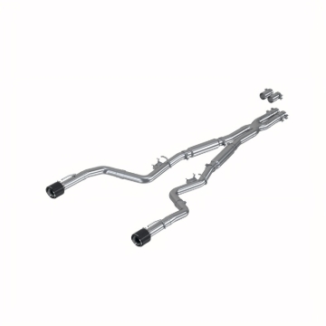 Picture of MBRP 17-21 Charger 5.7/6.1/6.4L 3in Dual Rear Exit SS Catback Exhaust w/ Carbon Fiber Tips