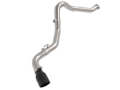 Picture of aFe 2021+ Jeep Gladiator V6-3.0L (td) Vulcan Series 3in 304 SS DPF-Back Exhaust System - Black Tip