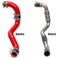 Picture of Banks Power 17-19 Chevy/GMC 2500HD/3500HD Diesel 6.6L Boost Tube Upgrade Kit - Red
