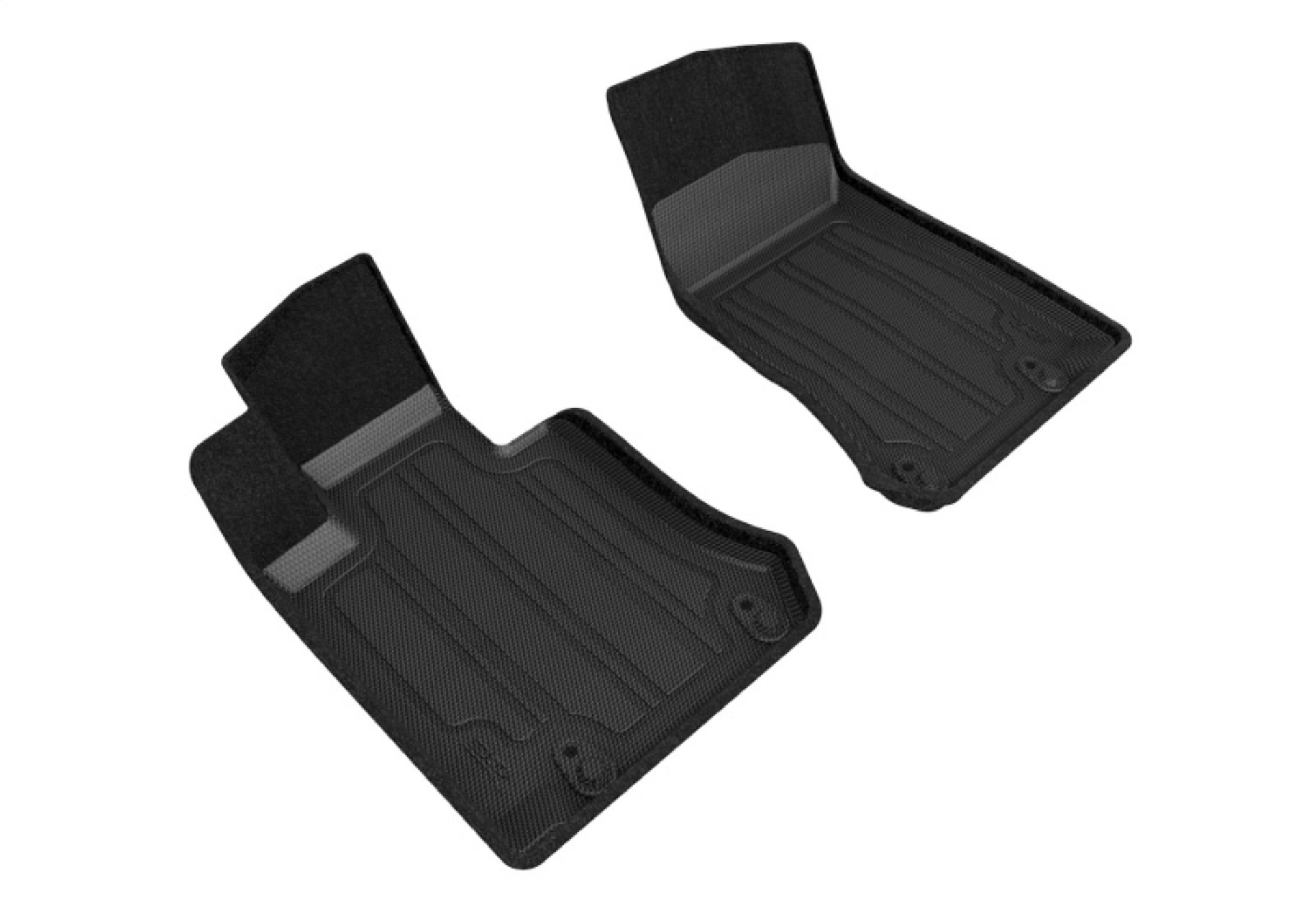 Picture of 3D MAXpider 16-21 Mercedes-Benz GLC-Class (X205) Elegant Hybrid 1st Row Floormat - Black