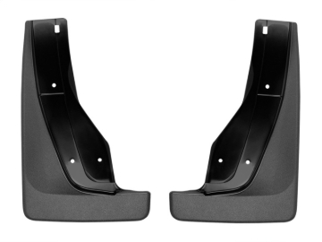 Picture of WeatherTech 11-21 Dodge Durango Rear No Drill Mudflaps - Black