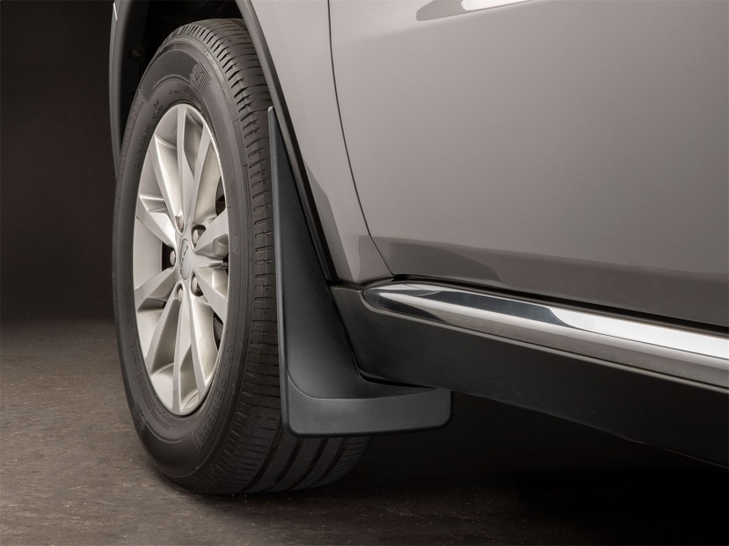 Picture of WeatherTech 11-21 Dodge Durango Front No Drill Mudflaps - Black