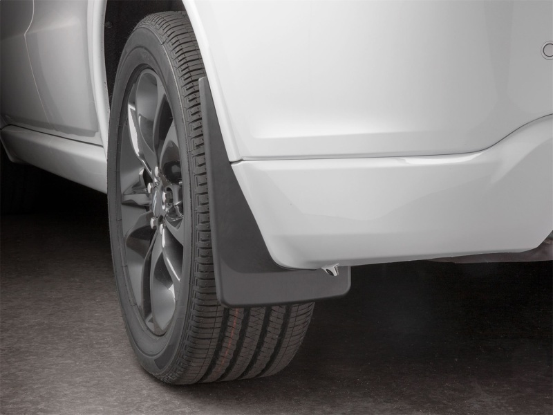 Picture of WeatherTech 11-21 Dodge Durango Rear No Drill Mudflaps - Black