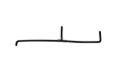 Picture of Fleece Performance Universal Pre-Formed 5/8in ID Hose w/ 90 Deg. Ends/T-Fitting