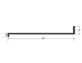 Picture of Fleece Performance Universal Pre-Formed 5/8in ID Hose w/ 90 Deg. Ends