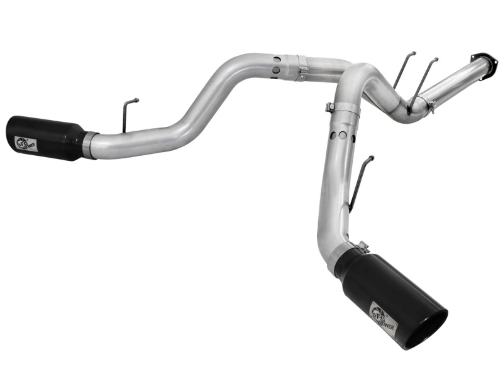 Picture of aFe Atlas Exhaust 4in DPF-Back Al Steel 11-14 Ford Diesel Trucks V8-6.7L (td)
