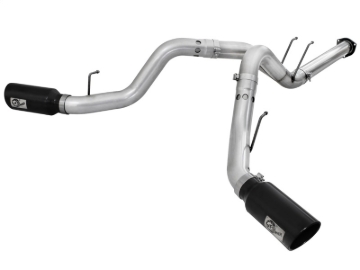 Picture of aFe Atlas Exhaust 4in DPF-Back Al Steel 11-14 Ford Diesel Trucks V8-6.7L (td)