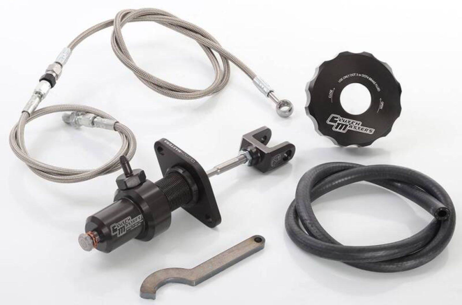 Picture of Clutch Masters 17-21 Honda Civic Type R 2.0L Turbo .75in Bore Master Cylinder Upgrade Kit - Red