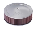 Picture of K&N Custom Round Filter 5-1/8in FLG / 11in Dia / 4-3/4in H w/VENT