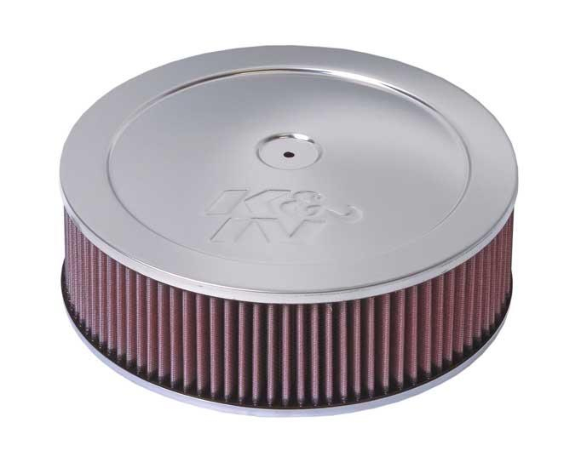 Picture of K&N Custom Round Filter 5-1/8in FLG / 11in Dia / 4-3/4in H w/VENT