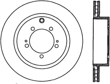 Picture of Sport Slotted Cryo Brake Rotor; Rear Right